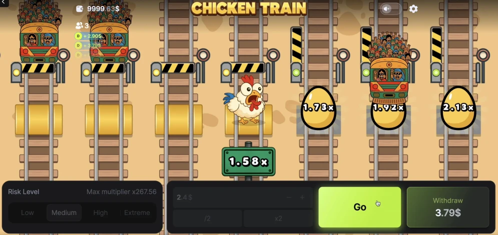 Chicken vs Train