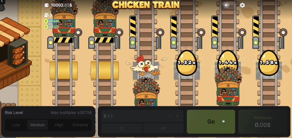 Chicken vs Train