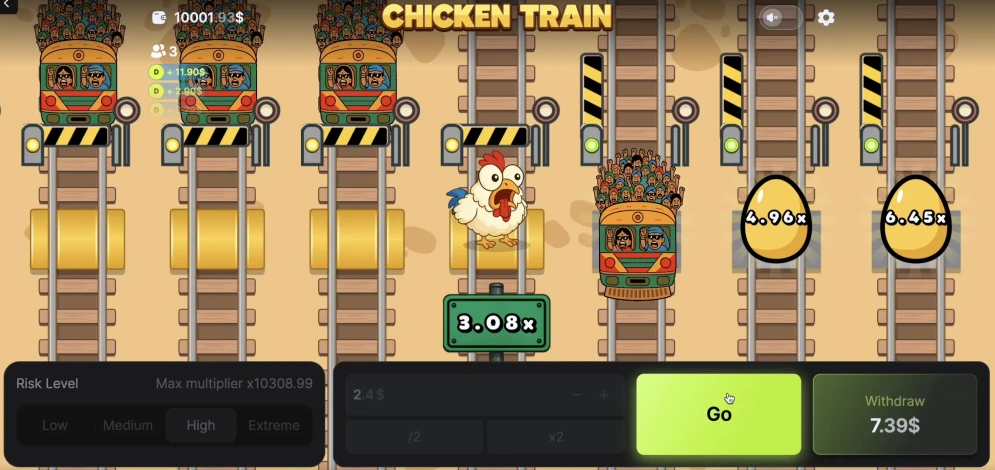 Chicken vs Train