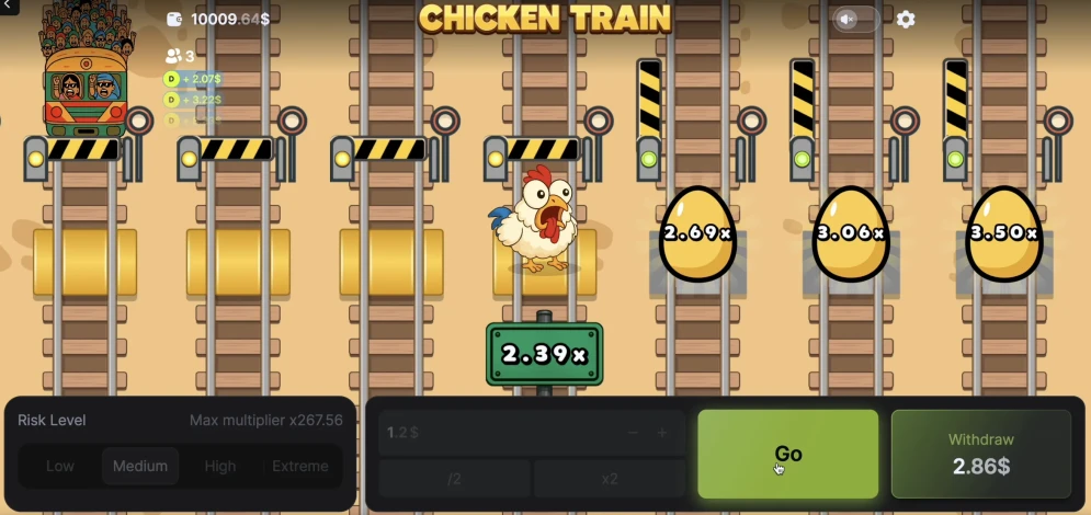 Chicken vs Train Game
