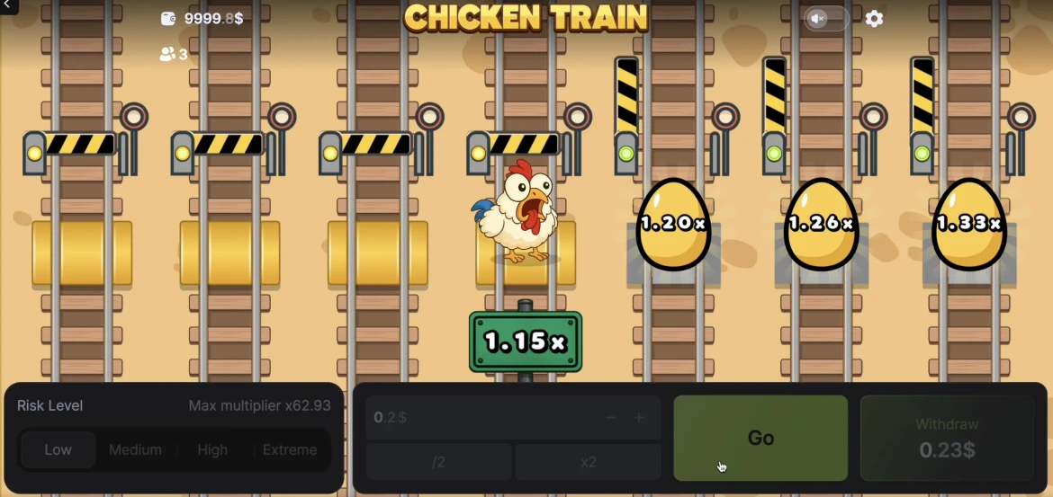 Chicken vs Train
