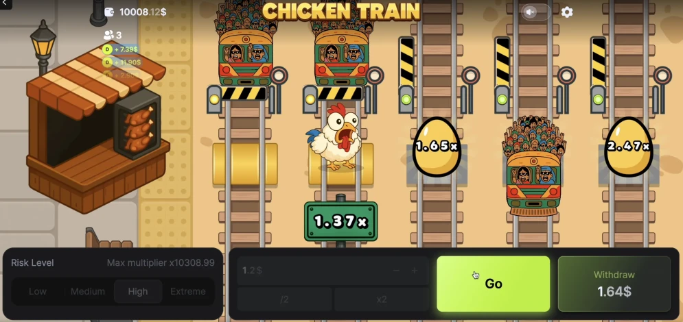 Chicken vs Train demo